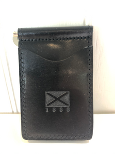 YRI Leather Money Clip w/Credit Card Holder