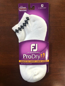 FootJoy ProDry Women's Sportlet Argyle Socks